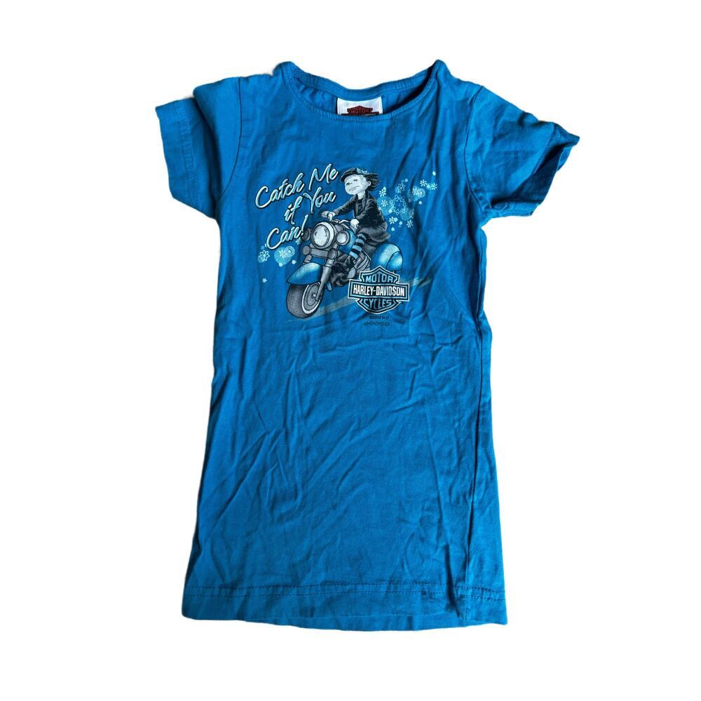 Harley Davidson kids T-shirt Wieblers Quad City H-D Davenport, Iowa girls xs